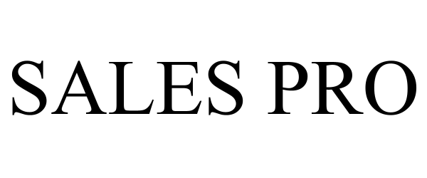 Trademark Logo SALES PRO