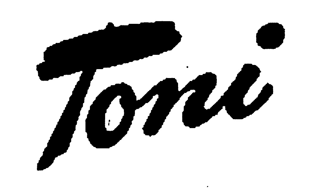 Trademark Logo TONI