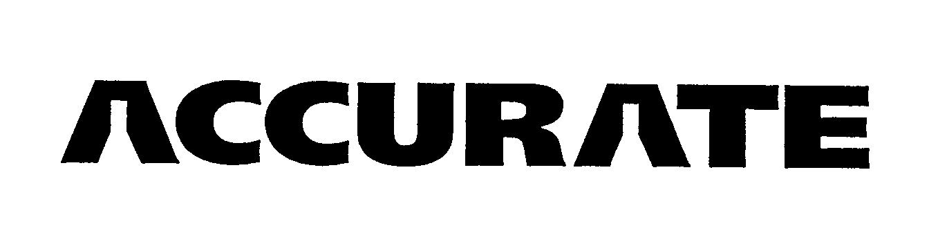 Trademark Logo ACCURATE