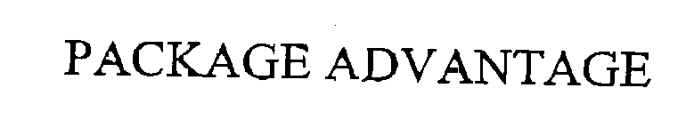 Trademark Logo PACKAGE ADVANTAGE