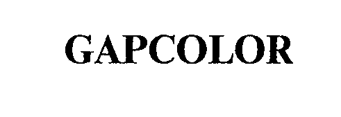 Trademark Logo GAPCOLOR