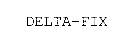 Trademark Logo DELTA-FIX