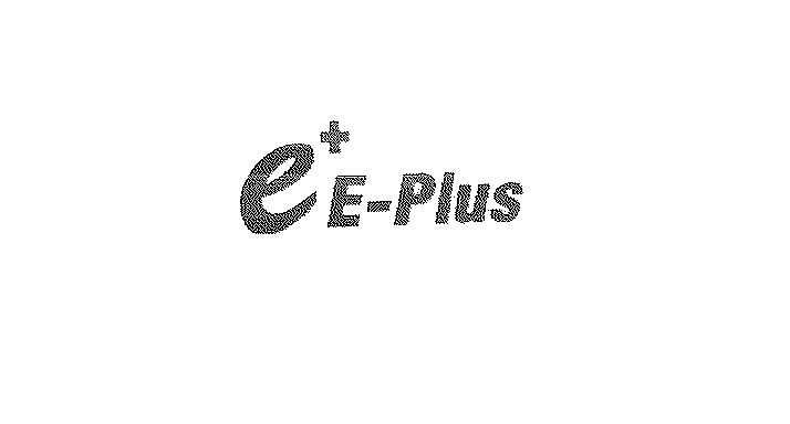Trademark Logo E+ E-PLUS