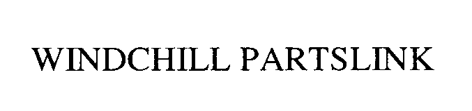 Trademark Logo WINDCHILL PARTSLINK