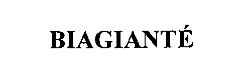  BIAGIANTE