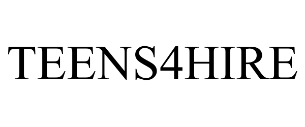 Trademark Logo TEENS4HIRE