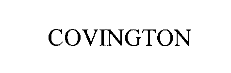 Trademark Logo COVINGTON