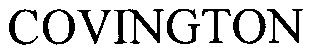 Trademark Logo COVINGTON
