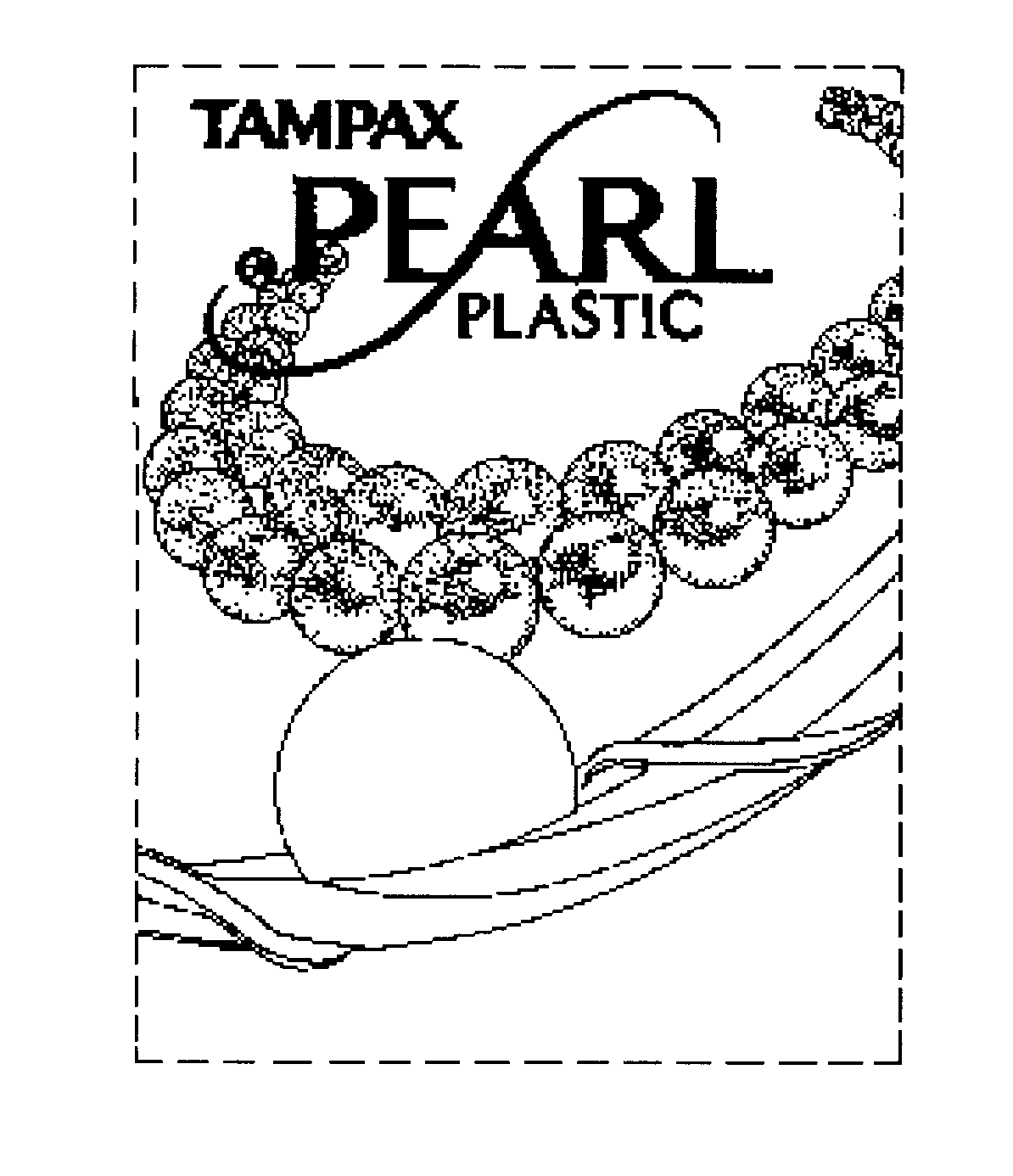 Trademark Logo TAMPAX PEARL PLASTIC