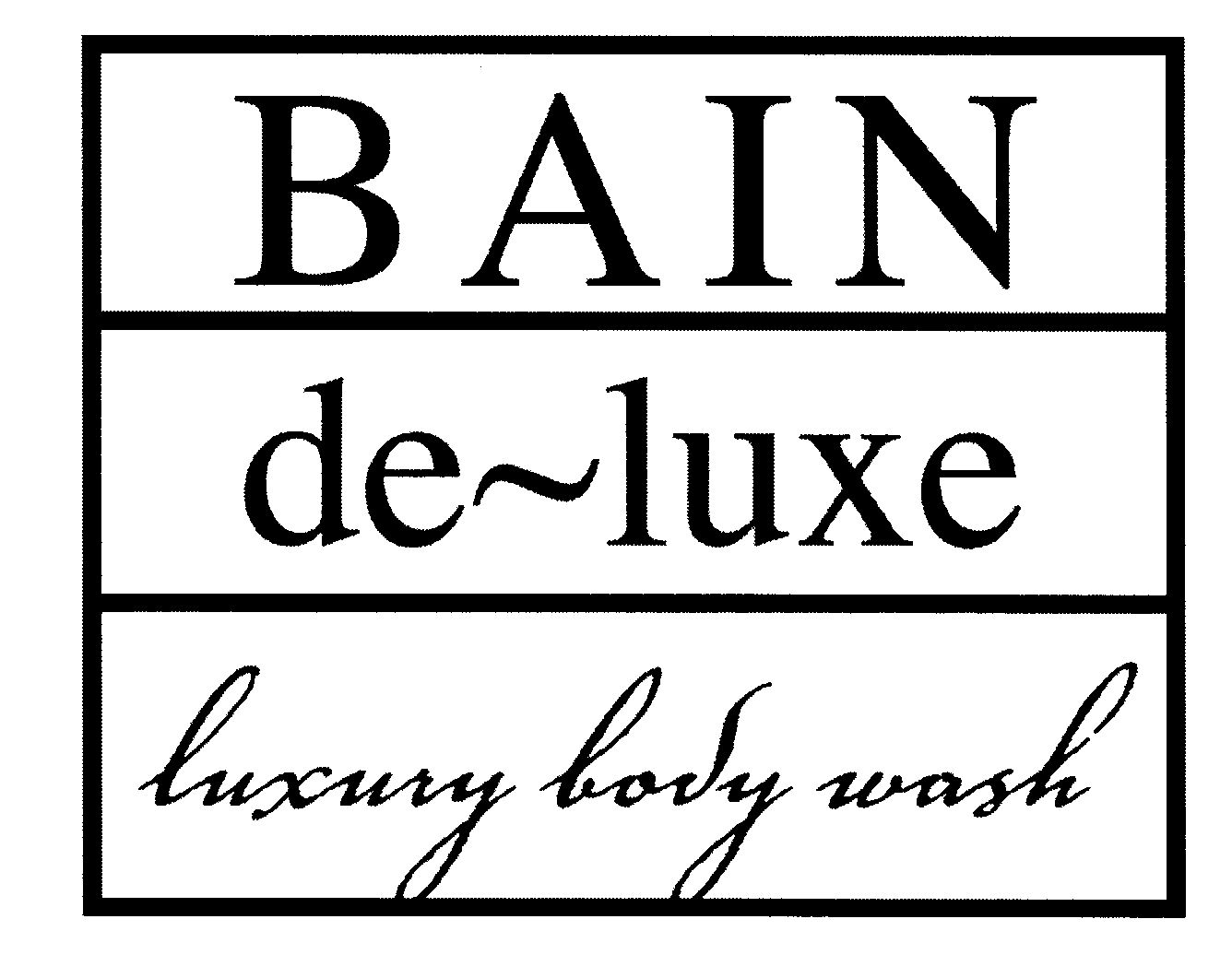  BAIN DE~LUXE LUXURY BODY WASH