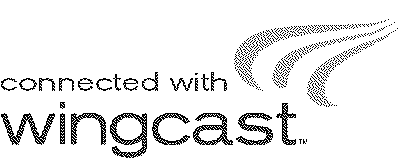 Trademark Logo CONNECTED WITH WINGCAST