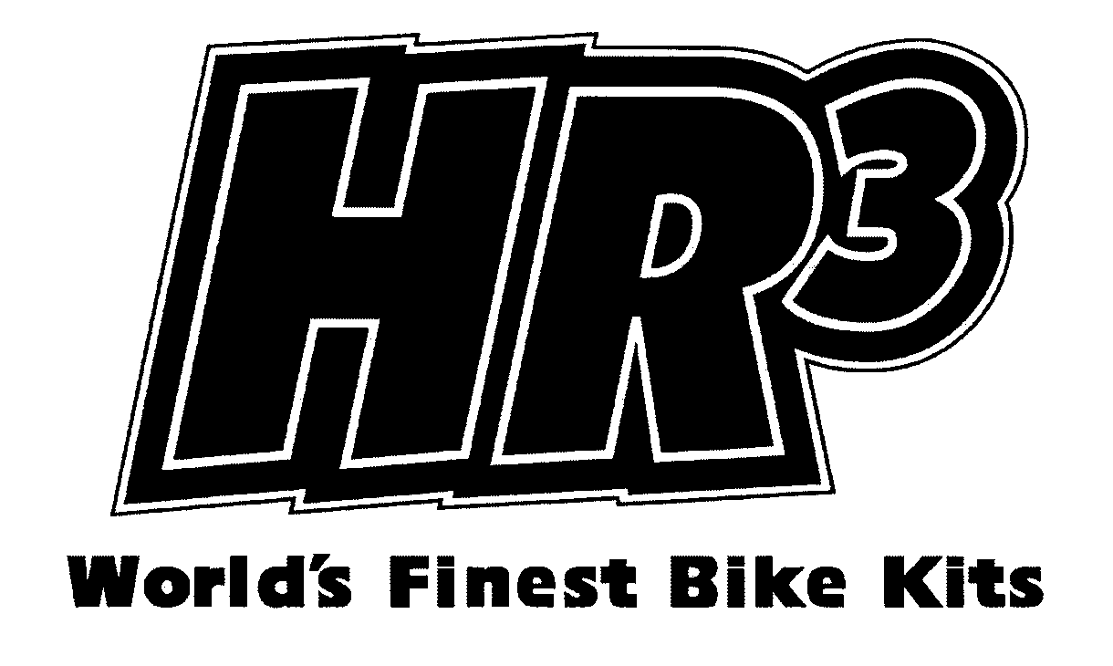 Trademark Logo HR3 WORLD'S FINEST BIKE KITS