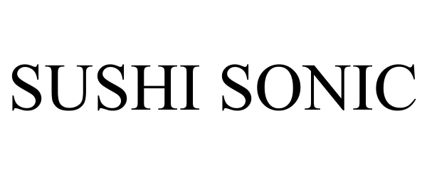 Trademark Logo SUSHI SONIC