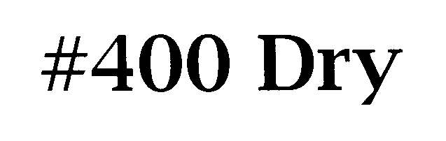 Trademark Logo #400 DRY ALGAECIDE
