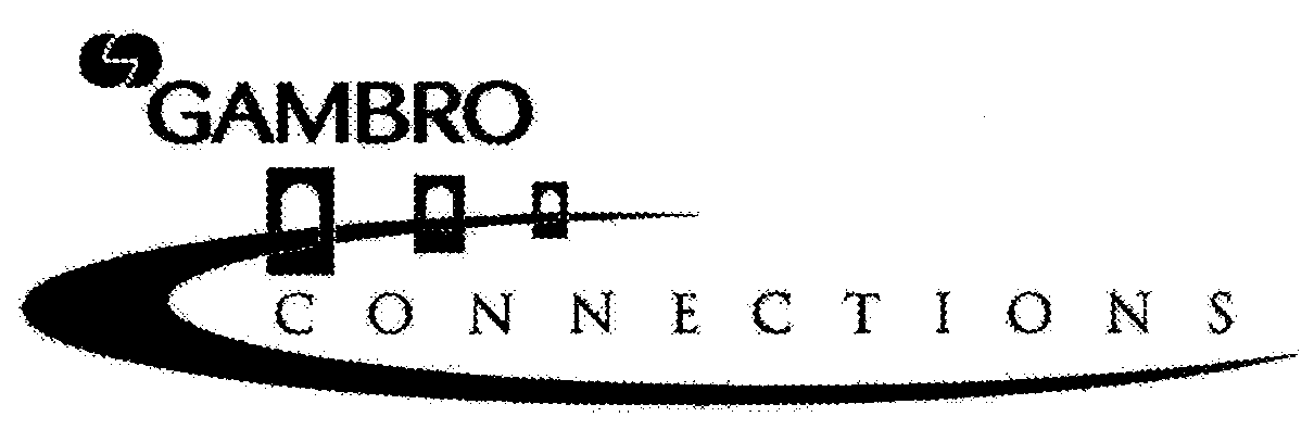  GAMBRO CONNECTIONS