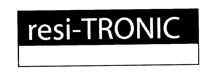 Trademark Logo RESI-TRONIC