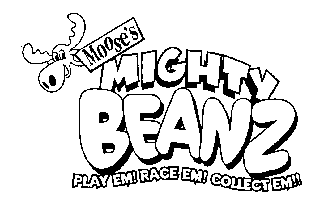 Trademark Logo MIGHTY BEANZ COLLECTABLE JUMPING BEANZ