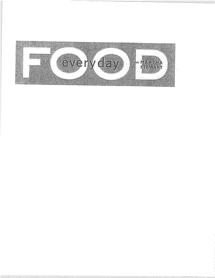 Trademark Logo EVERDAY FOOD FROM MARTHA STEWART