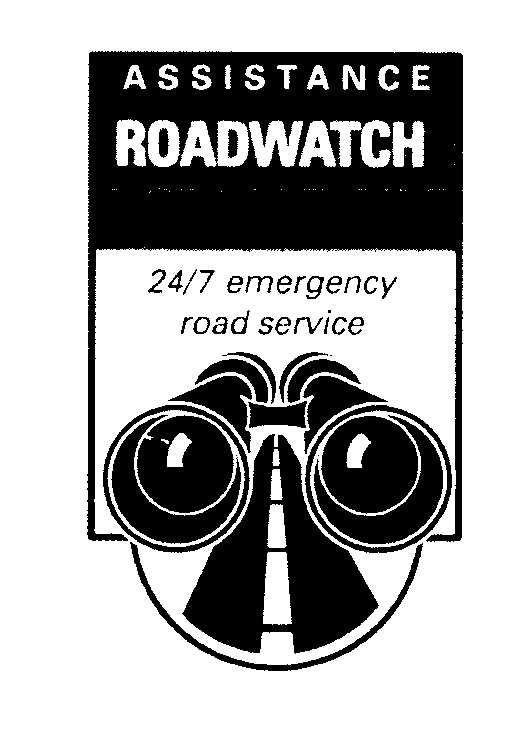 Trademark Logo ASSISTANCE ROADWATCH 1-800-325-1453 24/7 EMERGENCY ROAD SERVICE