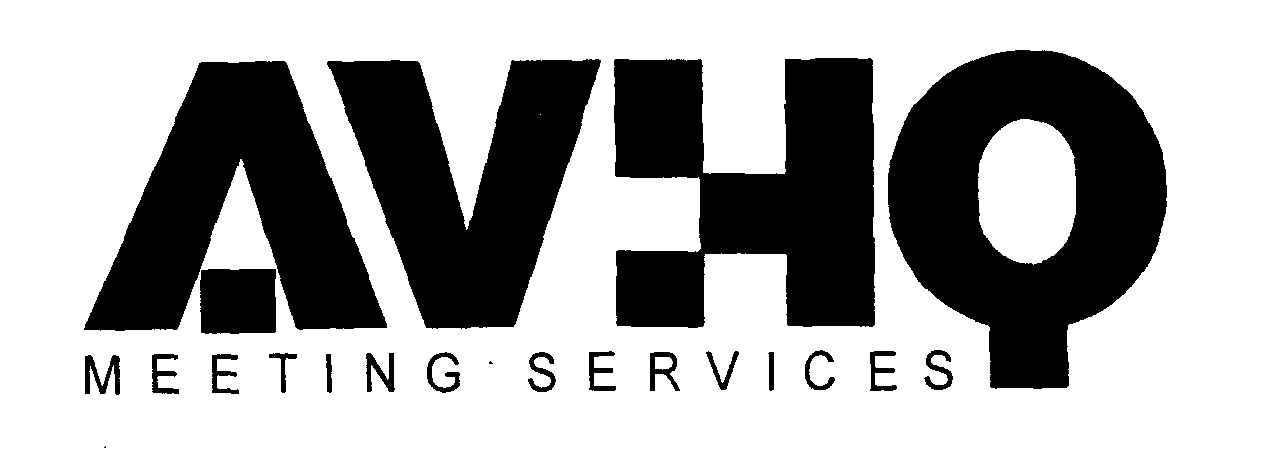 Trademark Logo AVHQ MEETING SERVICES