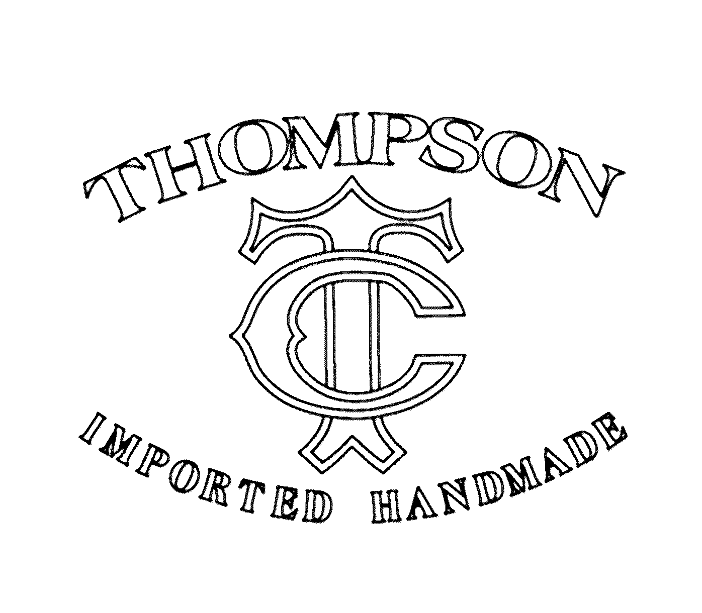 Trademark Logo THOMPSON TC IMPORTED HANDMADE