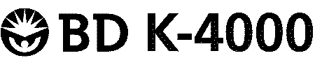 Trademark Logo BD K-4000