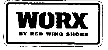 Trademark Logo WORX BY RED WING SHOES