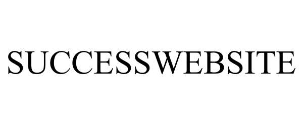 Trademark Logo SUCCESSWEBSITE
