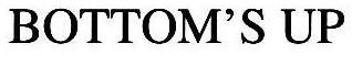 Trademark Logo BOTTOM'S UP