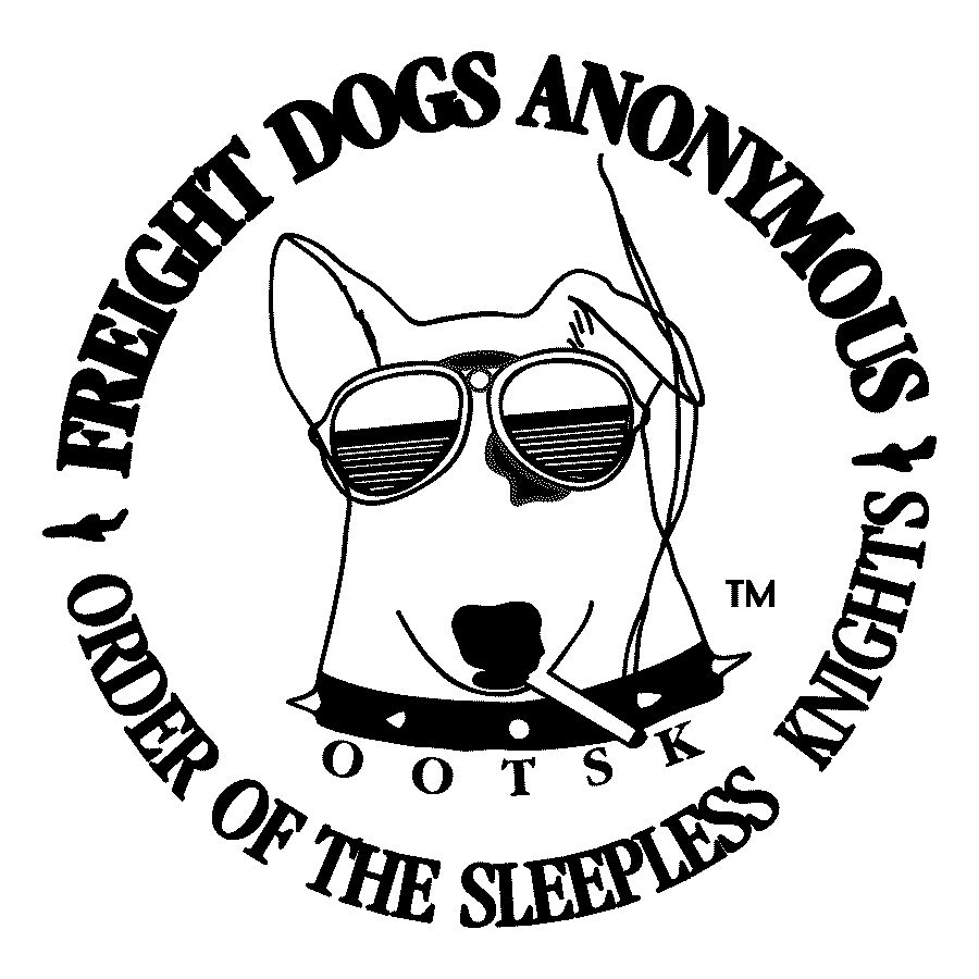 Trademark Logo FREIGHT DOGS ANONYMOUS. ORDER OF SLEEPLESS KNIGHTS. OOTSK