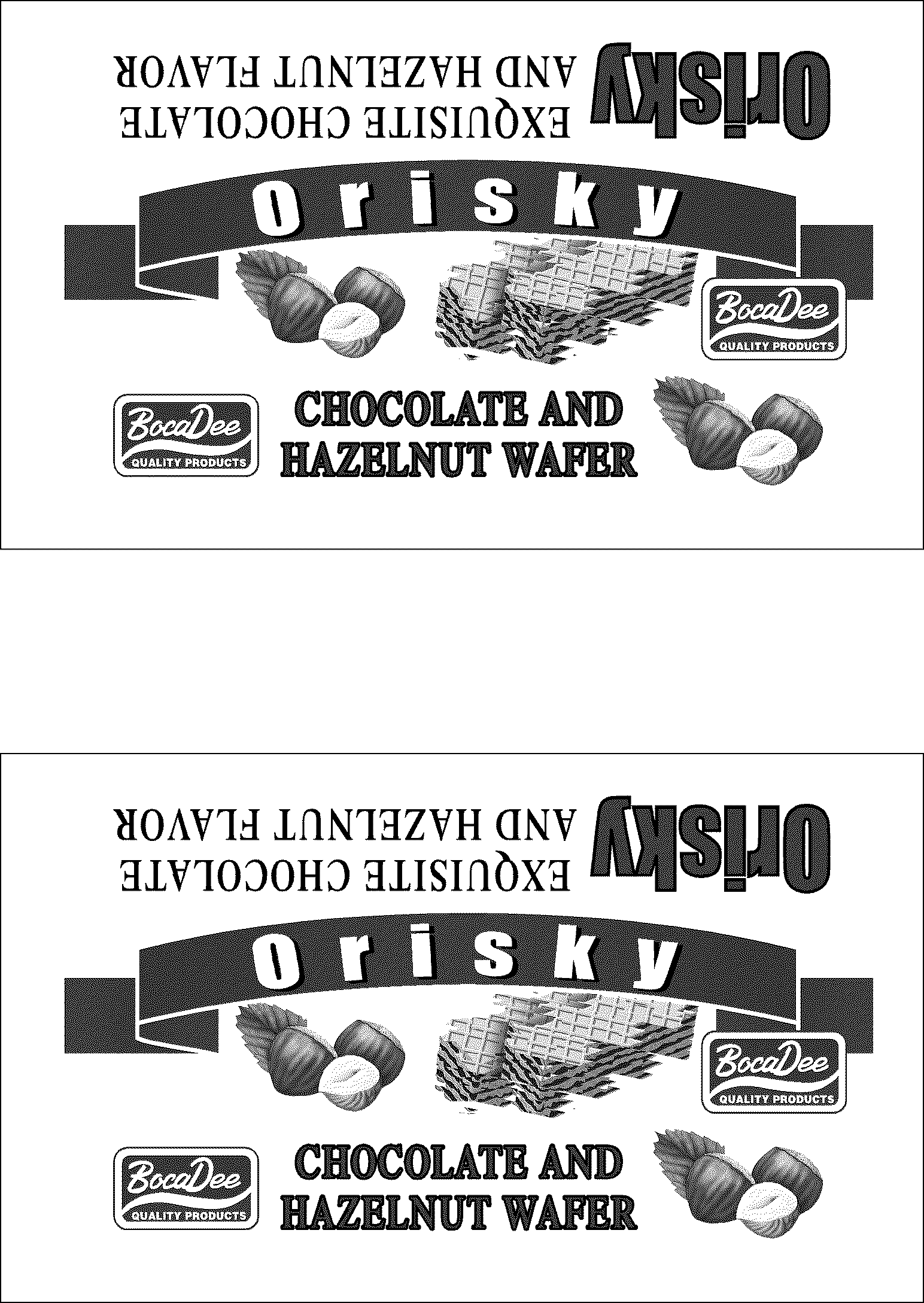  ORISKY CHOCOLATE AND HAZELNUT FLAVOR