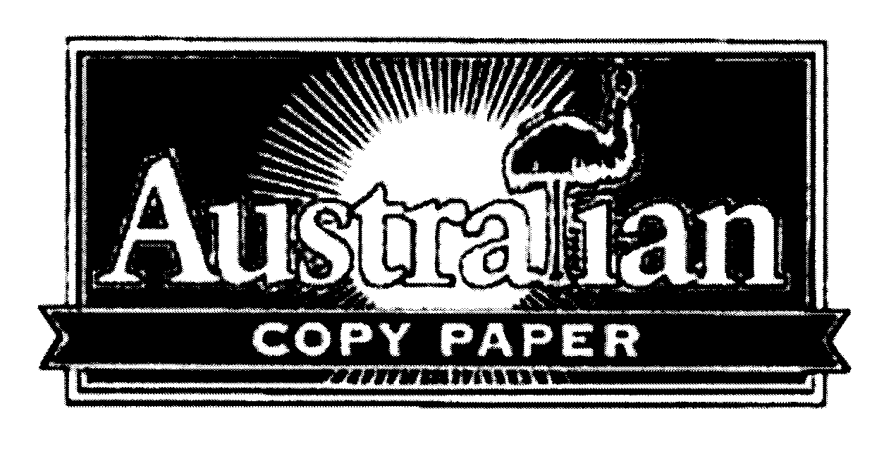 Trademark Logo AUSTRALIAN COPY PAPER