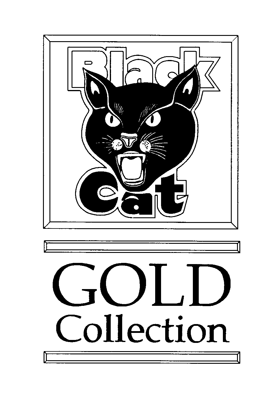 Trademark Logo BLACK CAT GOLD COLLECTION