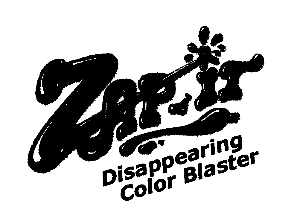 Trademark Logo ZAP IT DISAPPEARING COLOR BLASTER