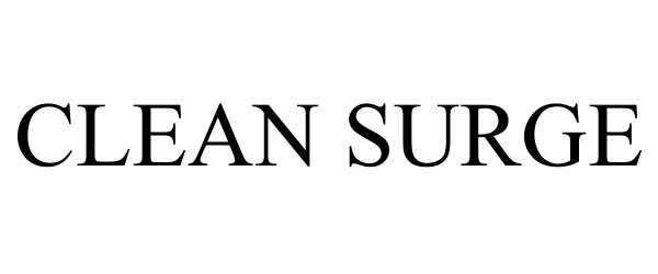 Trademark Logo CLEAN SURGE