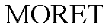 Trademark Logo MORET
