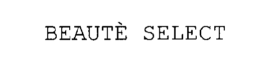 Trademark Logo BEAUTE SELECT