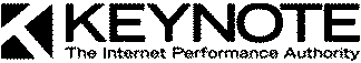 Trademark Logo KEYNOTE THE INTERNET PERFORMANCE AUTHORITY