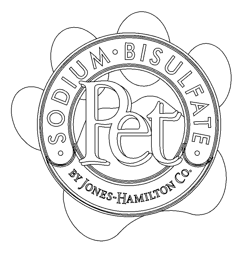 Trademark Logo PET SODIUM BISULFATE BY JONES-HAMILTON CO.