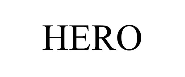 Trademark Logo HERO