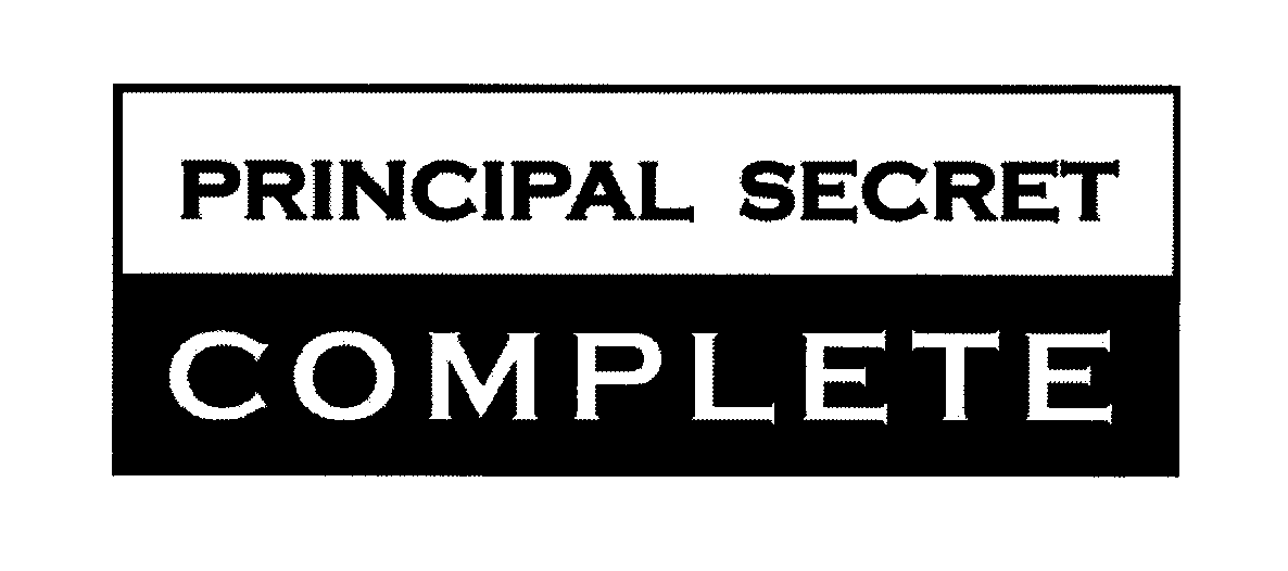 PRINCIPAL SECRET COMPLETE