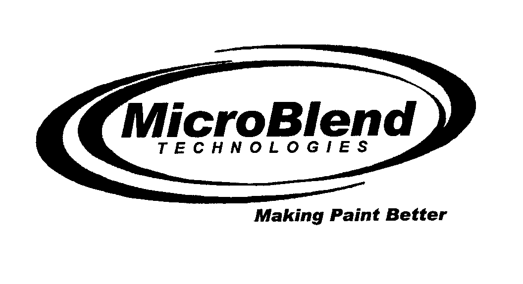 Trademark Logo MICROBLEND TECHNOLOGIES MAKING PAINT BETTER