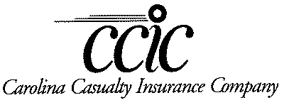  CCIC CAROLINA CASUALTY INSURANCE COMPANY