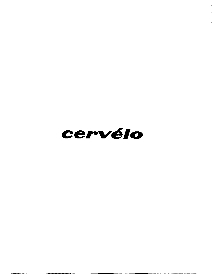 Trademark Logo CERVELO