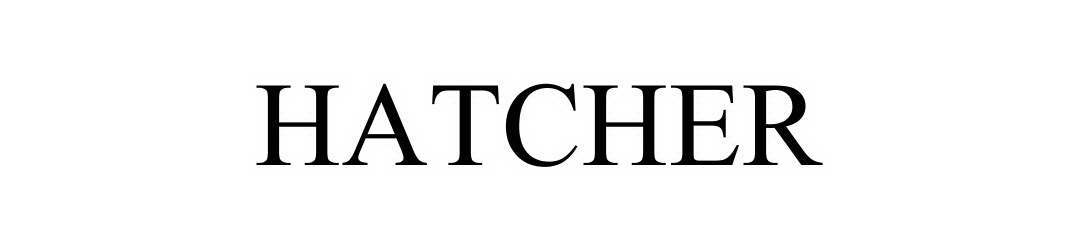 Trademark Logo HATCHER