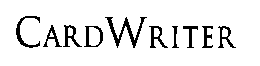 Trademark Logo CARDWRITER