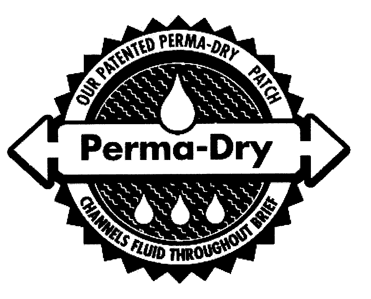  PERMA-DRY OUR PATENTED PERMA-DRY PATCH CHANNELS FLUID THROUGHOUT BRIEF