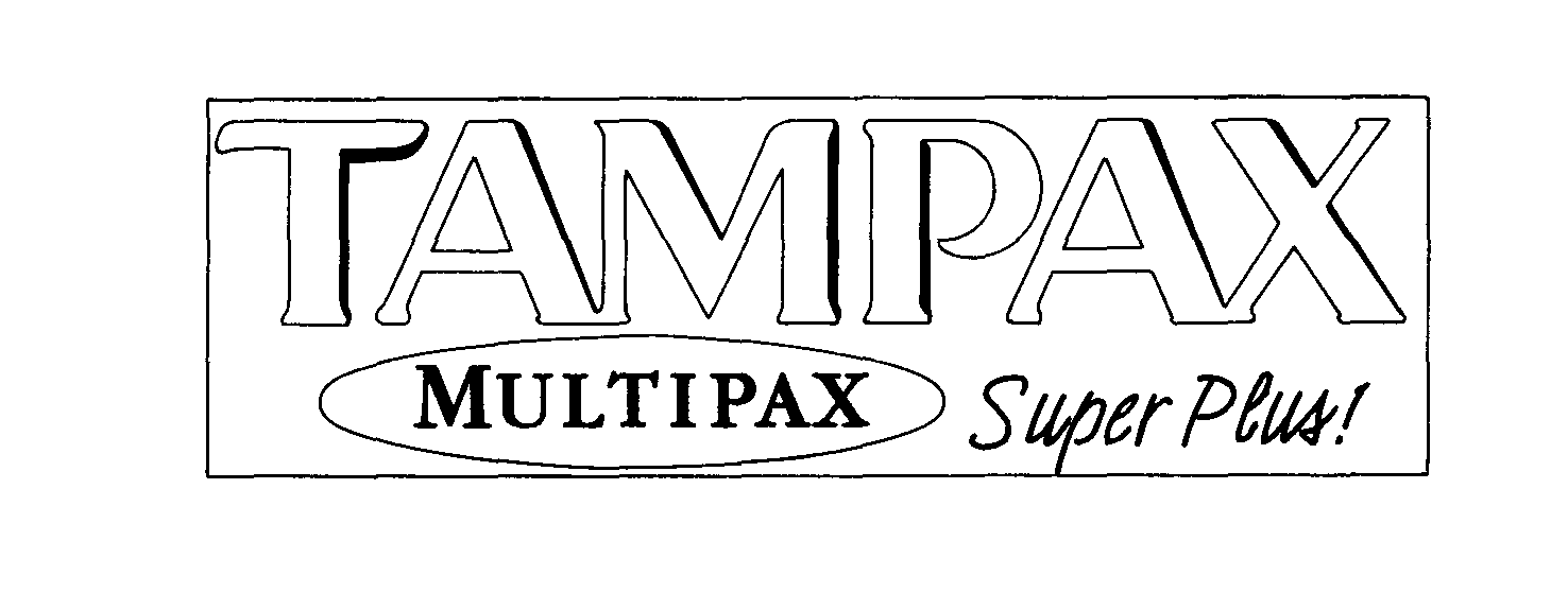 Trademark Logo TAMPAX MULTIPAX SUPER PLUS!