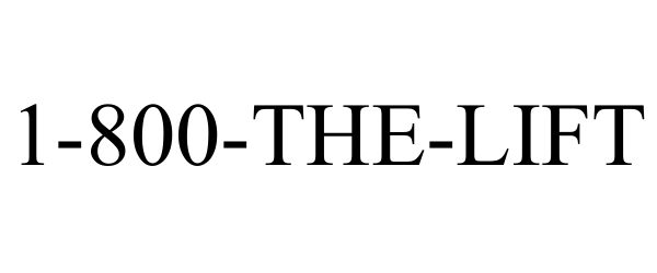 Trademark Logo 1-800-THE-LIFT