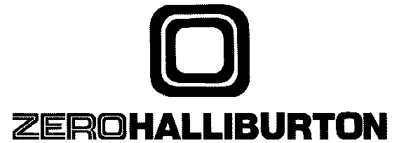 Trademark Logo ZERO HALLIBURTON